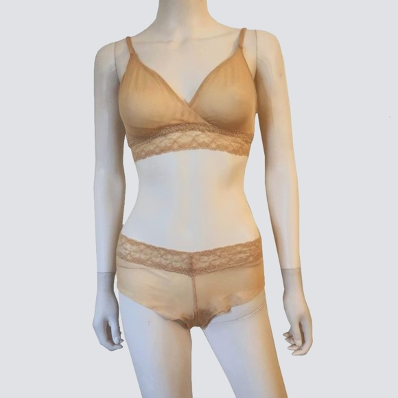 Cosabella Lace Bralette Bra & Panties Set